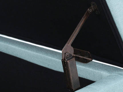 Contemporary Storage Ottoman Bench With Upholstery