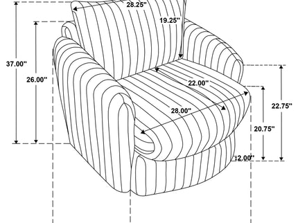 Crandall - Swivel Accent Chair