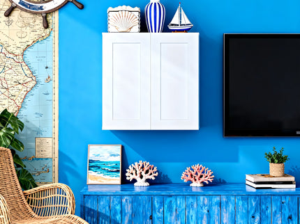 Shaker Wall Cabinet With Soft-Close Doors, Adjustable Shelves
