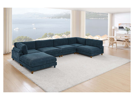 Modern Modular Sectional With Adjustable Back Support