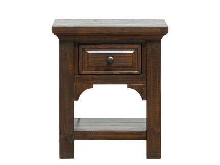 1 Drawer Nightstand - Brown