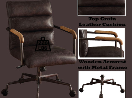 Harith - Retro Top Grain Office Chair