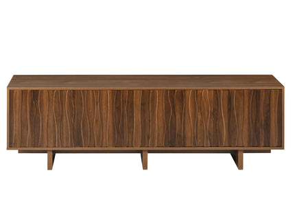Retro Style TV Stand With Wavy Door