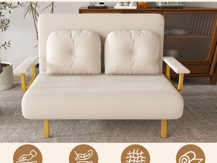 5 In 1 Convertible Sofa Bed For 2 With Adjustable Backrest