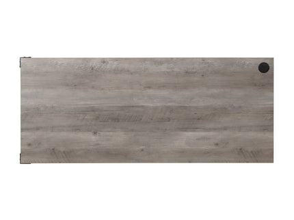 Zakawani - Writing Desk With Cabinet - Gray