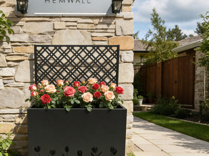 Tall Planter Raised Garden Bed With Trellis