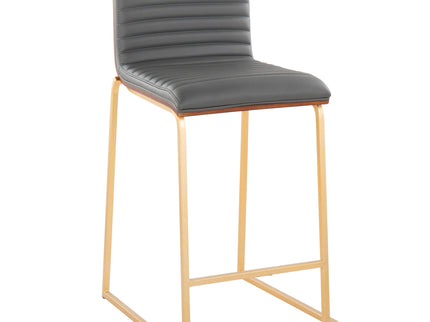 Mason Mara - Contemporary Design Fixed Height Counter Stool (Set of 2)