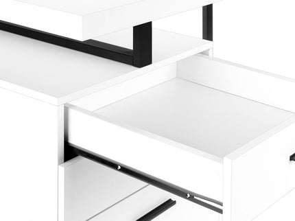 Computer Desk For Home Office, Left, Right Set - Up, Ample Storage Drawers