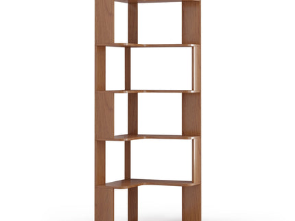 L-Shaped Corner Bookshelf