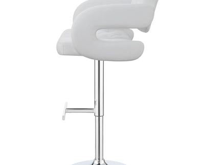 Adjustable Bar Stool With Upholstery