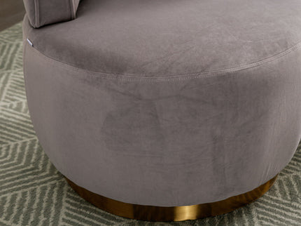 360 Degree Swivel Cuddle Barrel Accent Sofa Chair