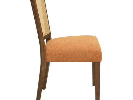 Mid Century Rattan Dining Chair Without Arms Set