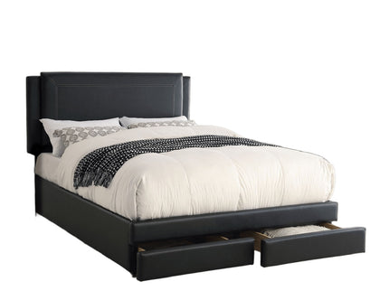 Modern Bed With Storage Drawers