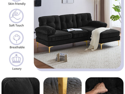 Modern L Shaped Sectional Sofa For Living Room