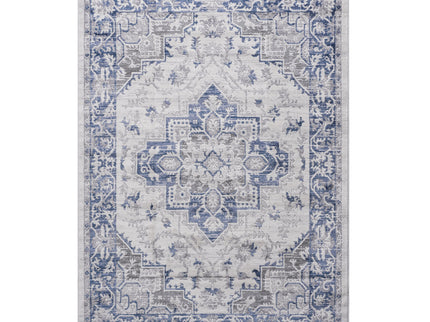 Marfi - 6' X 9' Oriental Area Rug - Blue / Gray