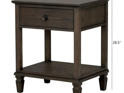 Victoria - Bedside Table With Drawer And Shelf