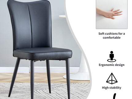 Modern Minimalist Dining Chairs (Set of 2)
