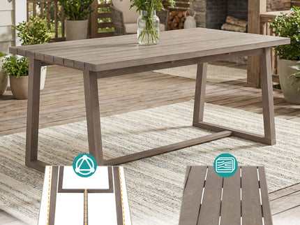 7 Piece Modern Outdoor Dining Set, Patio Furniture