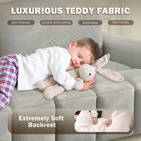 4 Seater Modern Couch With Seats Storage