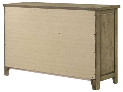 Pelton - 6 Drawer Dresser - Oak