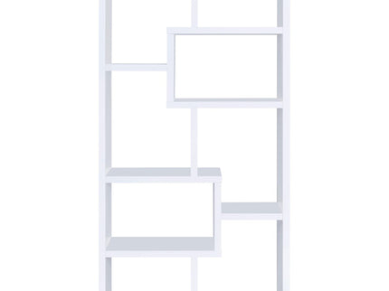 8 Shelf Geometric Bookcase