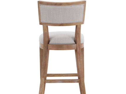 Upholstered Counter Height Bar Stools With Comfy Back (Set of 2)