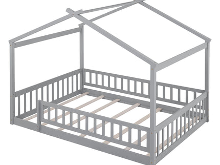 Bed House Bed Frame With Fence