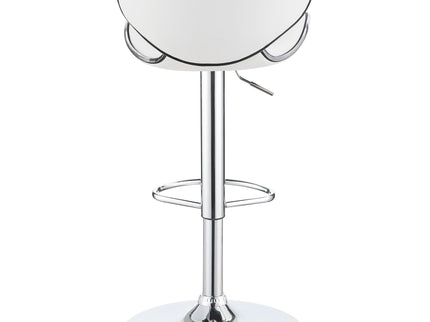 Edenton - Upholstered Adjustable Bar Stool (Set of 2) - White