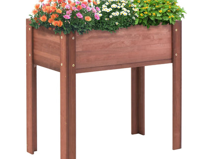 Raised Garden Bed With Legs, Elevated Planter Box For Outdoor Plants