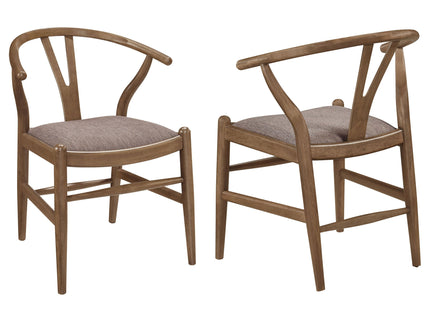 Guinea - Dining Side Chair (Set of 2) - Walnut