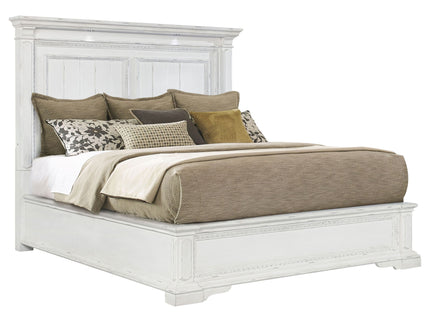 LED Light Panel Bed With Traditional Design