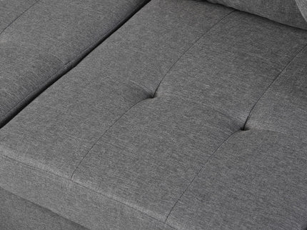 Sectional Sofa Set For Living Room With L Shape Chaise Lounge, Cup Holder And Left Or Right Hand Chaise Modern 4 Seat