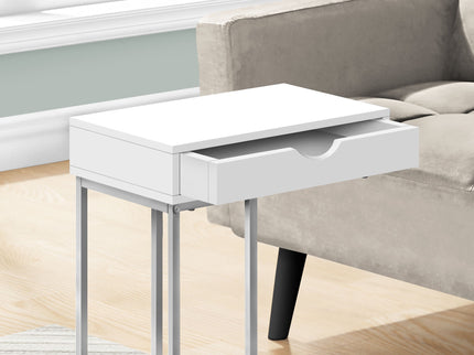 Accent Table, C - Shaped Contemporary & Modern Design