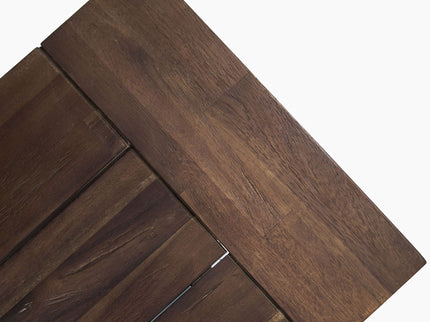 Tranquilizer - Outdoor Acacia Wood Bench With Slat Panel Design