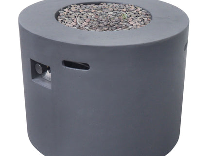 Round Iron Fire Pit With 40, 000 Btu
