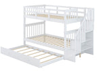 White / Twin over Twin / Trundle