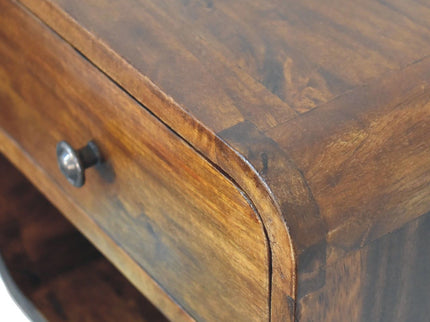 Curve Upper Slot Floating Nightstand