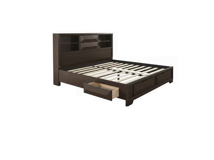 3 Piece Set Bed With Storage And 2 Nightstands