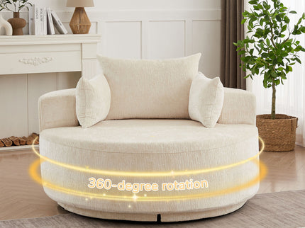 Single 360 Degree Swivel Chair For Living Room