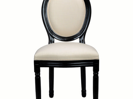 Upholstered & Round Back Dining Chairs (Set of 2)