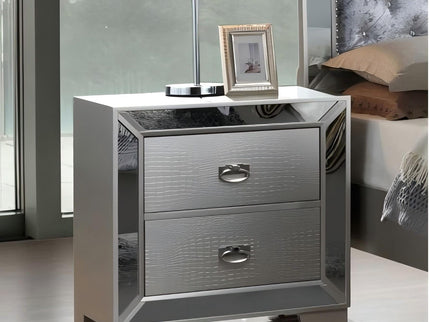 Contemporary Nightstand With Versatility