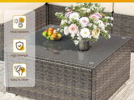 Modern Patio Set With Coffee Table
