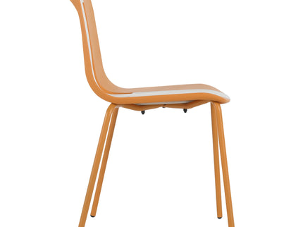 Modern Striped Blocking Single Chairs, Waterproof And Fade Resistant (Set of 4)