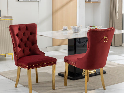 Nikki - Modern, High-End Tufted Dining Chair (Set of 2)