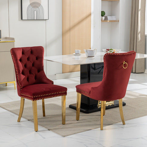 Nikki - Modern, High-End Tufted Dining Chair (Set of 2)