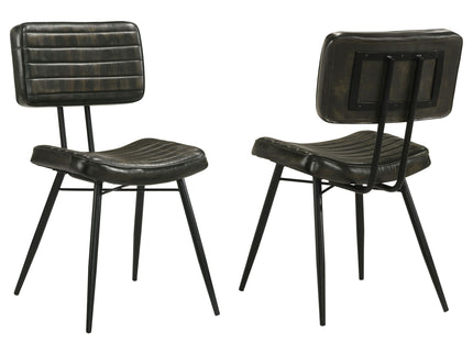 Molly - Upholstered Dining Chair (Set of 2) - Espresso