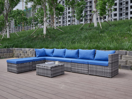 Patio Sofa With Cushions
