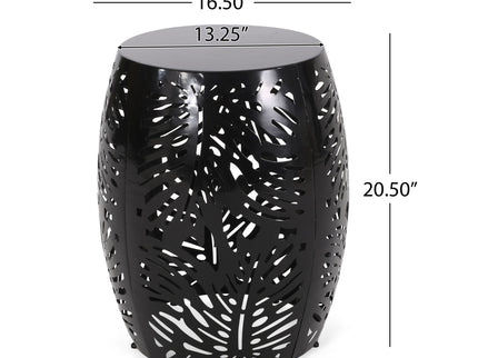 Modern Design Metal End Table, Large