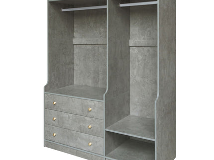 Open Wardrobe Storage For Bedroom