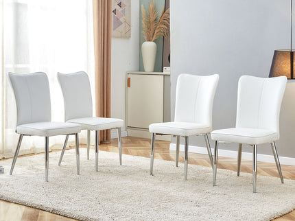 Minimalist Style Minimalist Dining Chairs With Metal Legs